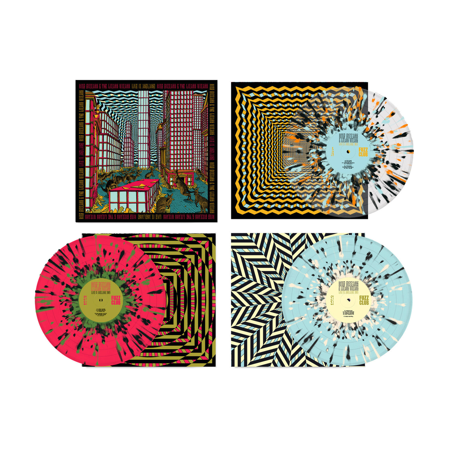 King Gizzard & The Lizard Wizard - Live in Adelaide 19 (Fuzz Club Official Bootleg) 3xLP - LEVITATION