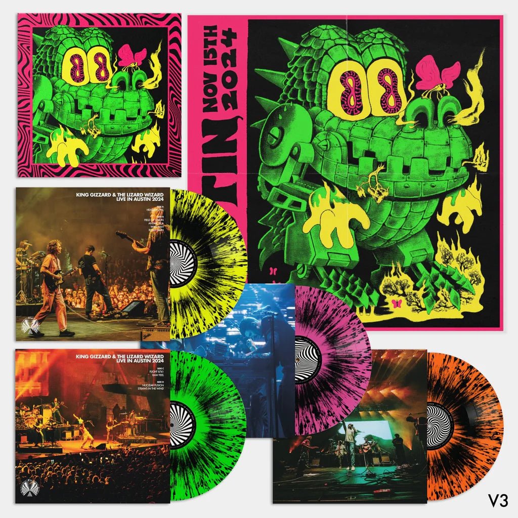 King Gizzard - Live in Austin '24 (4LP Box Set) | LEVITATION
