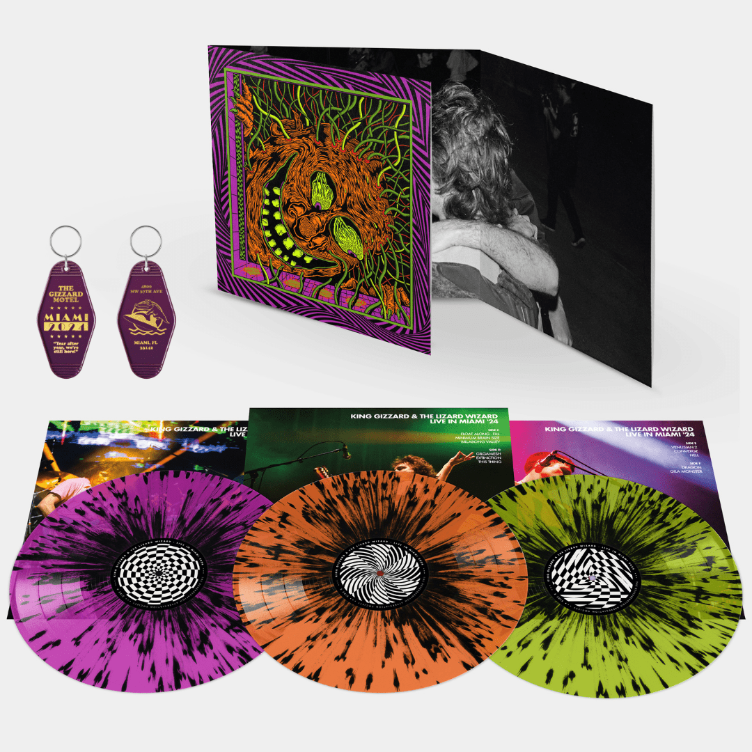 King Gizzard & The Lizard Wizard - Live in Miami '24 (3LP Triple Gatefold) - LEVITATION