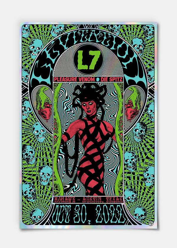 L7 Poster by Elzo Durt - LEVITATION