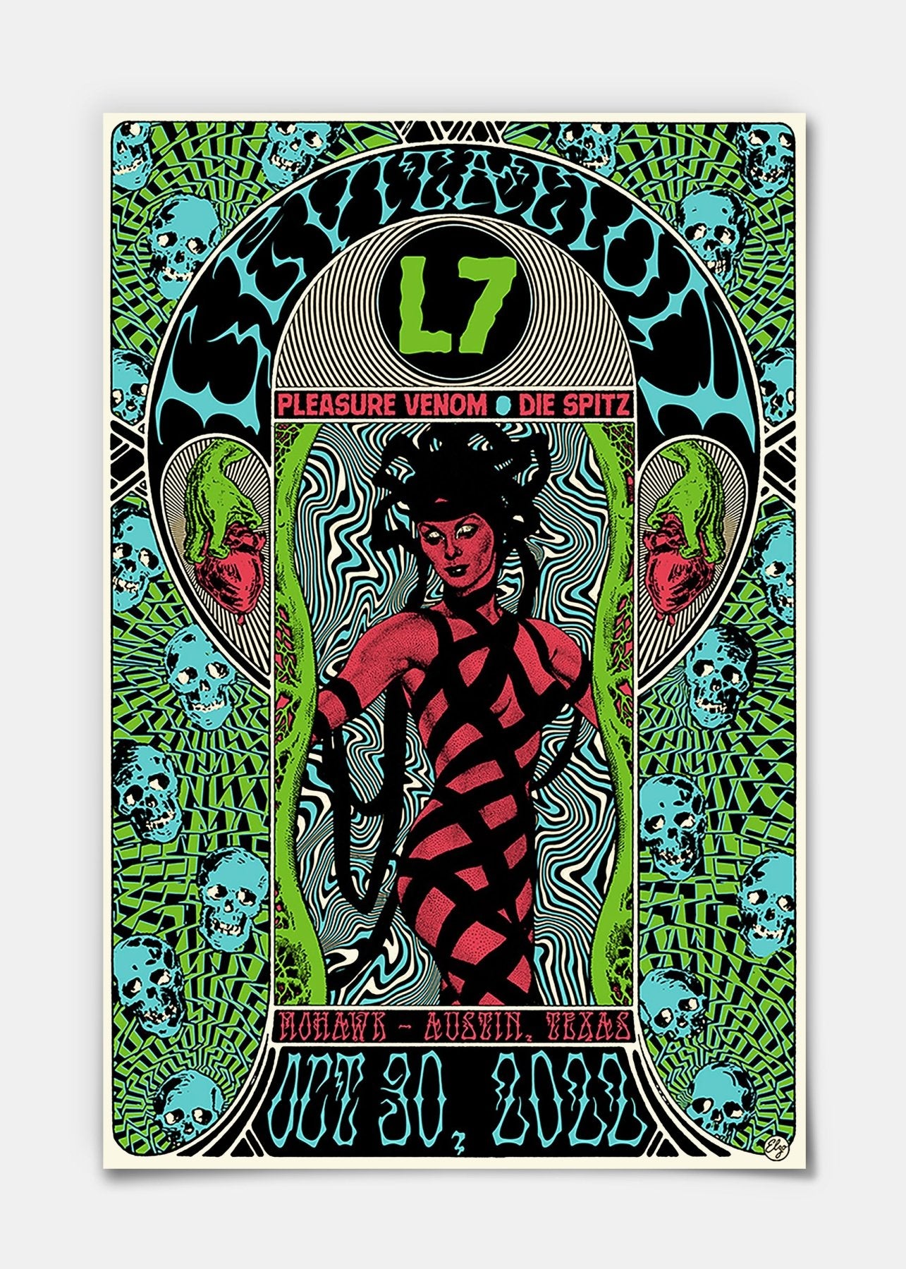L7 Poster by Elzo Durt – LEVITATION