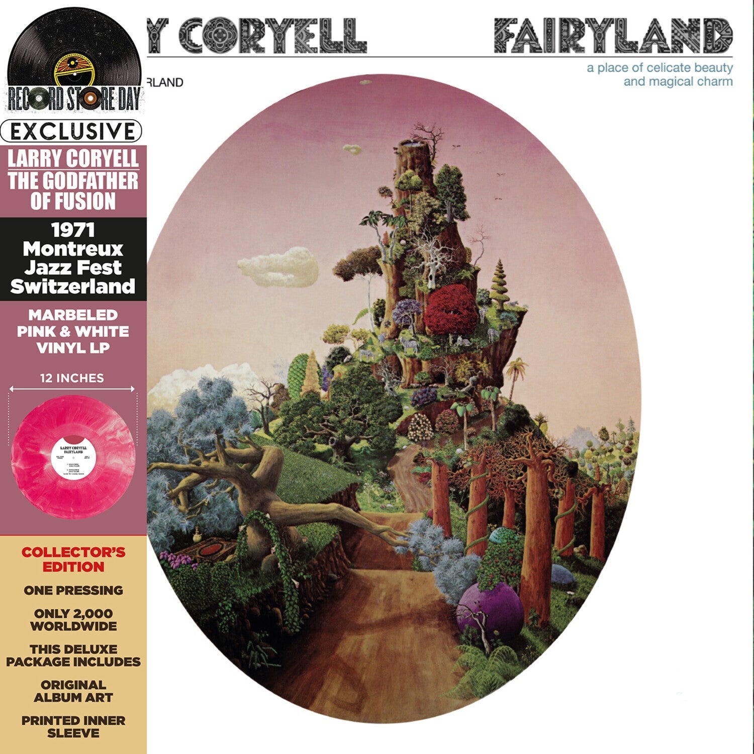 Larry Coryell - Fairyland (White Vinyl) - LEVITATION