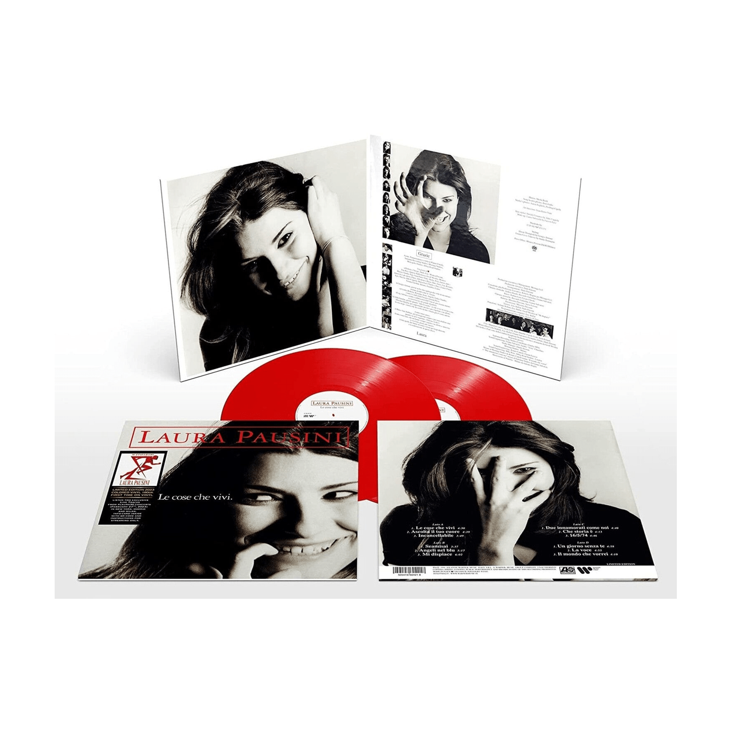 Laura Pausini - Le Cose Che Vivi 2xLP (Red Vinyl) - LEVITATION