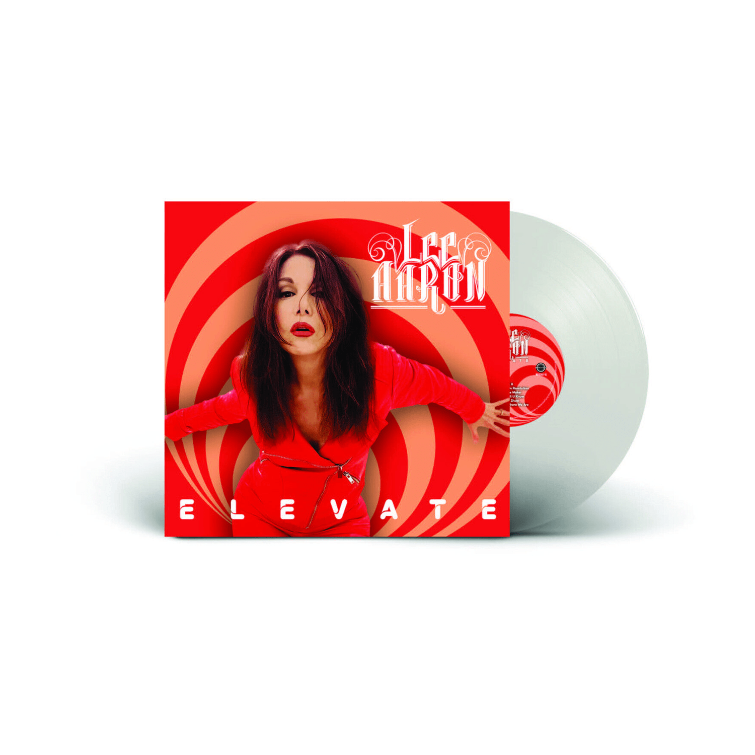 Lee Aaron - Elevate - Clear Black Marbled (Clear Vinyl) - LEVITATION