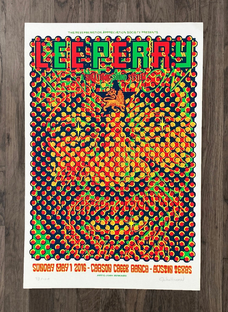 Lee Scratch Perry Poster by John Howard - LEVITATION