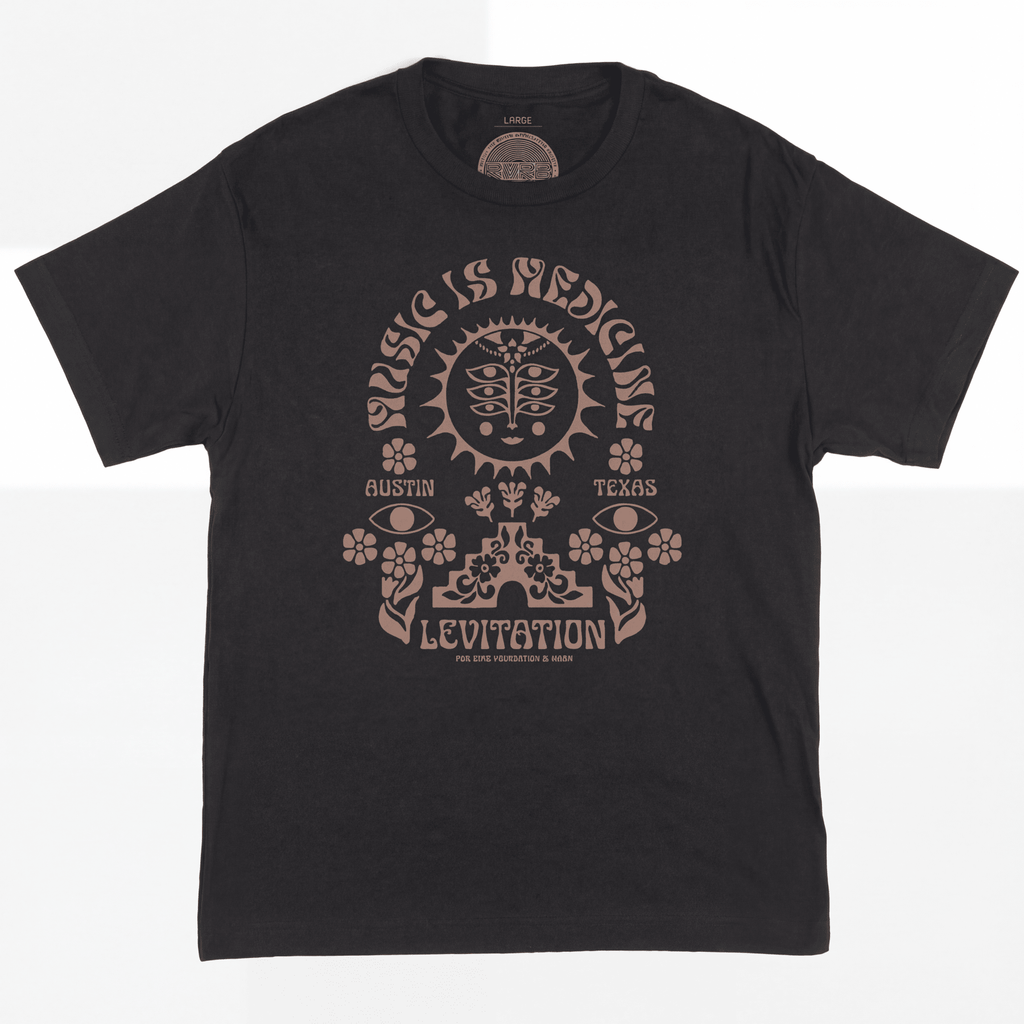 LEV '25 'Music is Medicine' Tee - LEVITATION