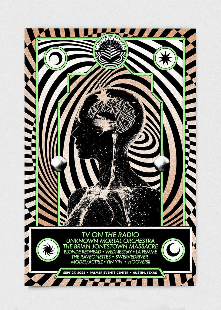 LEV '25 Saturday Poster by Tone Olivera - LEVITATION