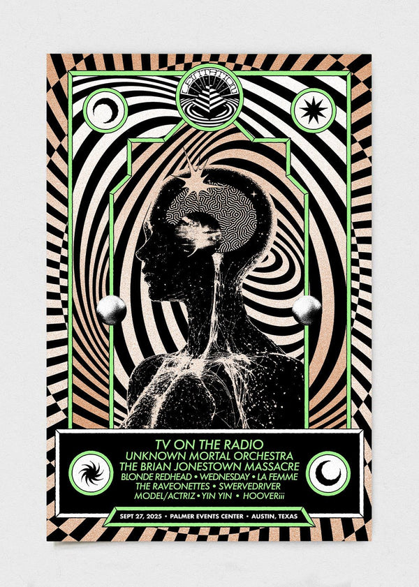LEV '25 Saturday Poster by Tone Olivera - LEVITATION