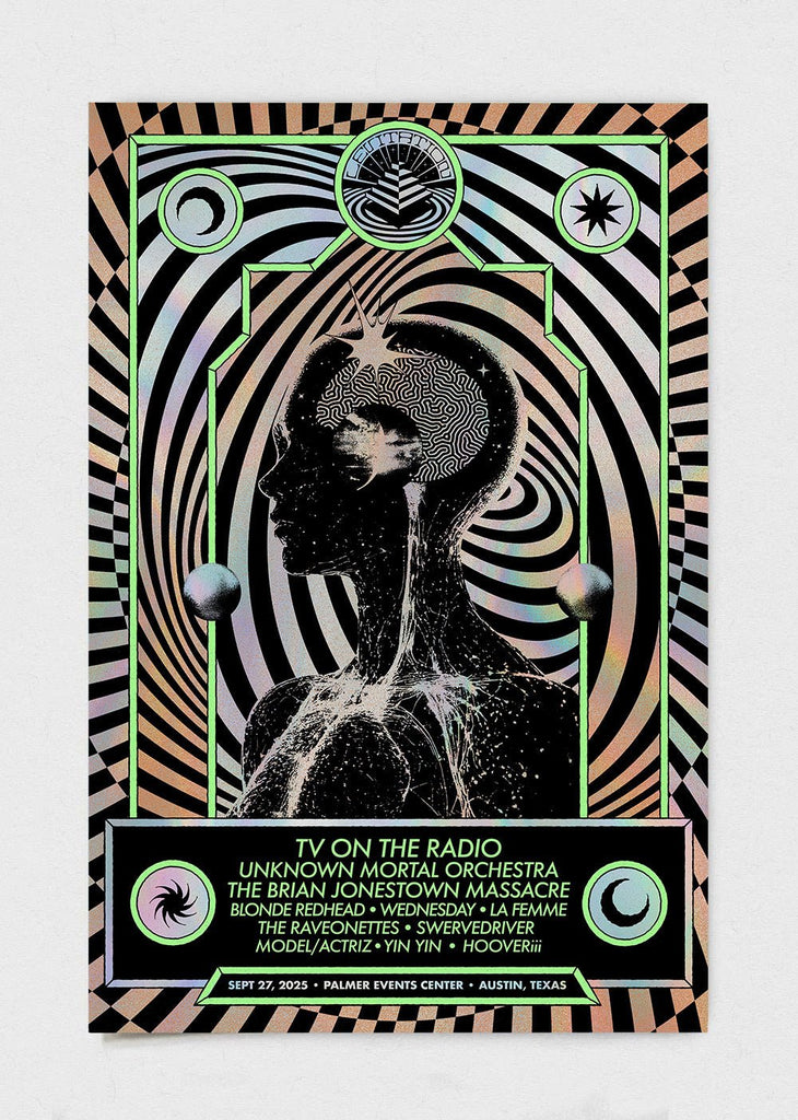 LEV '25 Saturday Poster by Tone Olivera - LEVITATION