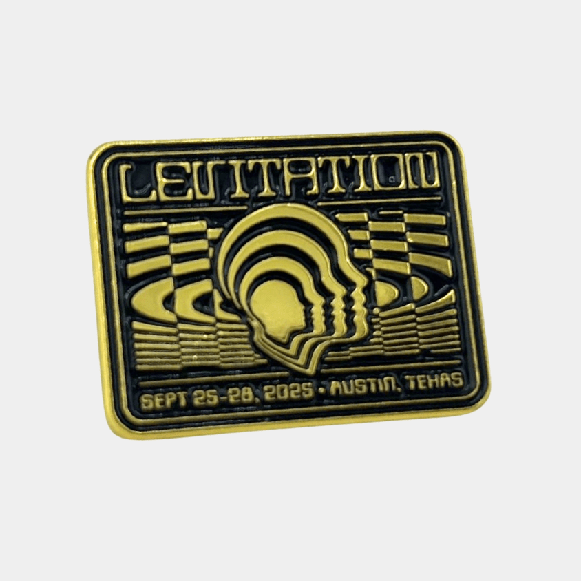 LEV'25 Commemorative Pin (Gold) - LEVITATION
