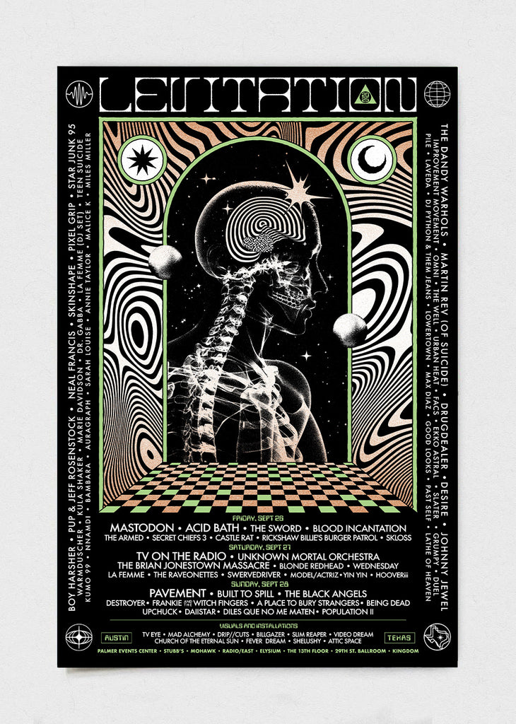 LEV '25 Weekend Poster by Tone Olivera