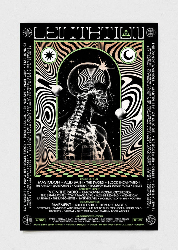 LEV '25 Weekend Poster by Tone Olivera