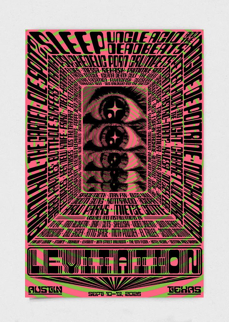 Levitation 2026 Commemorative Poster - LEVITATION