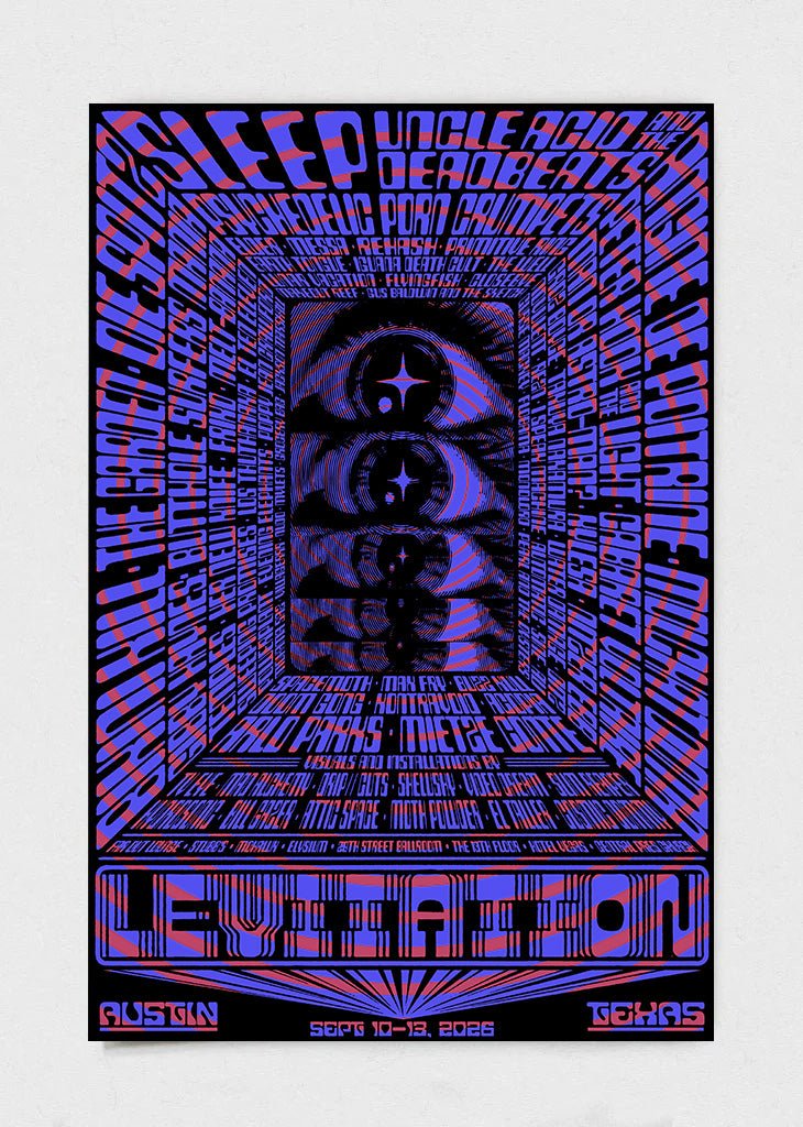 Levitation 2026 Commemorative Poster - LEVITATION