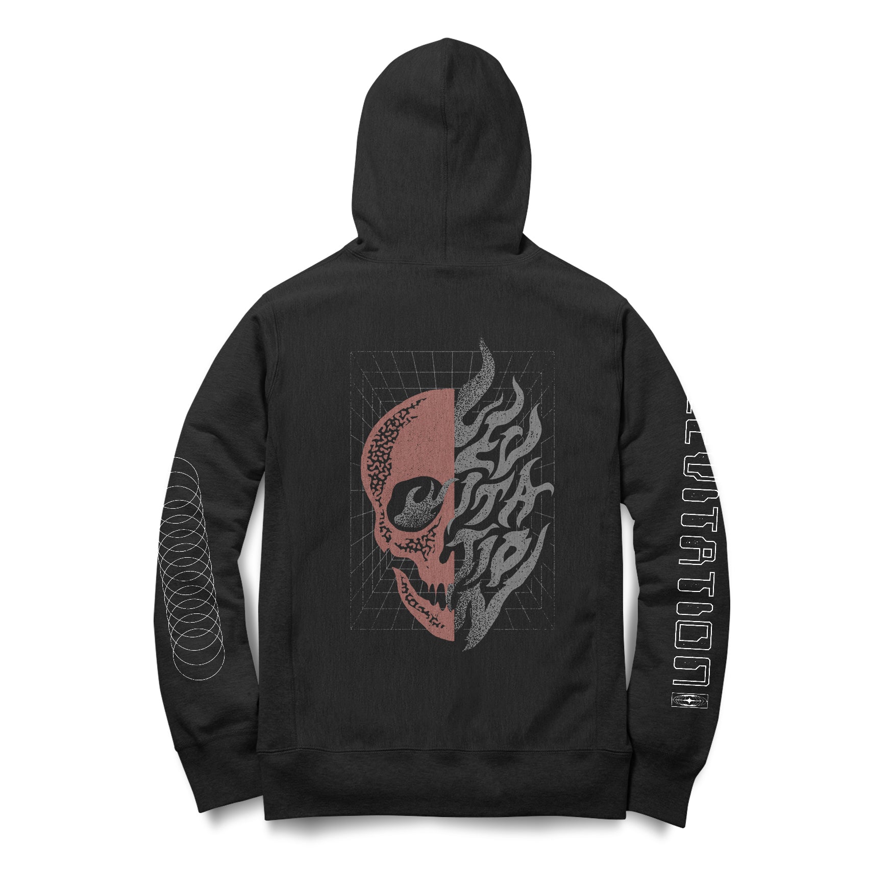 関税込★OUR LEGACY★Loose Hoodie Maverick Skull Print Black Our Legacy - Loose Hoodie Maverick Skull Print
