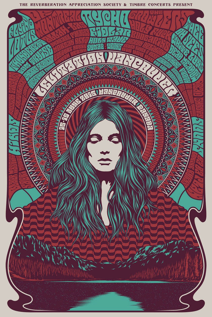 Levitation Vancouver 2016 Poster by Simon Berndt - LEVITATION