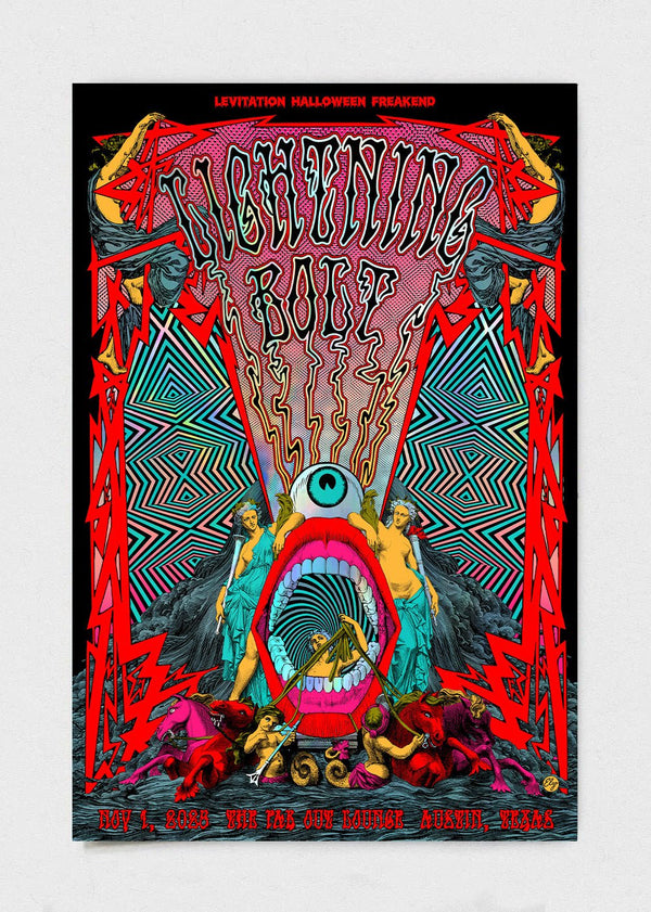 Lightning Bolt Poster by Elzo Durt - LEVITATION