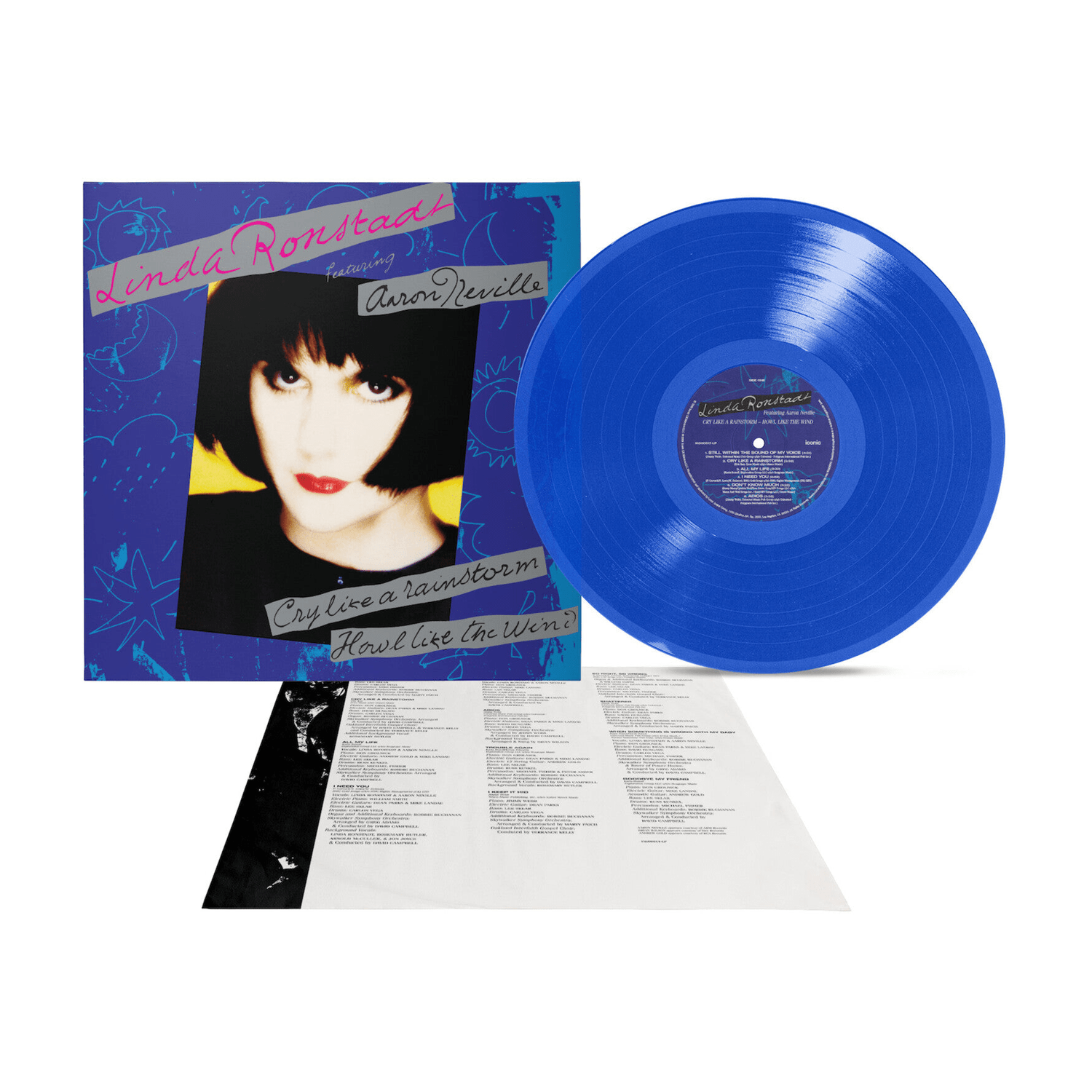 Linda Ronstadt - Cry Like a Rainstorm - Howl Like the Wind - Translucent Blue (Blue Vinyl) - LEVITATION