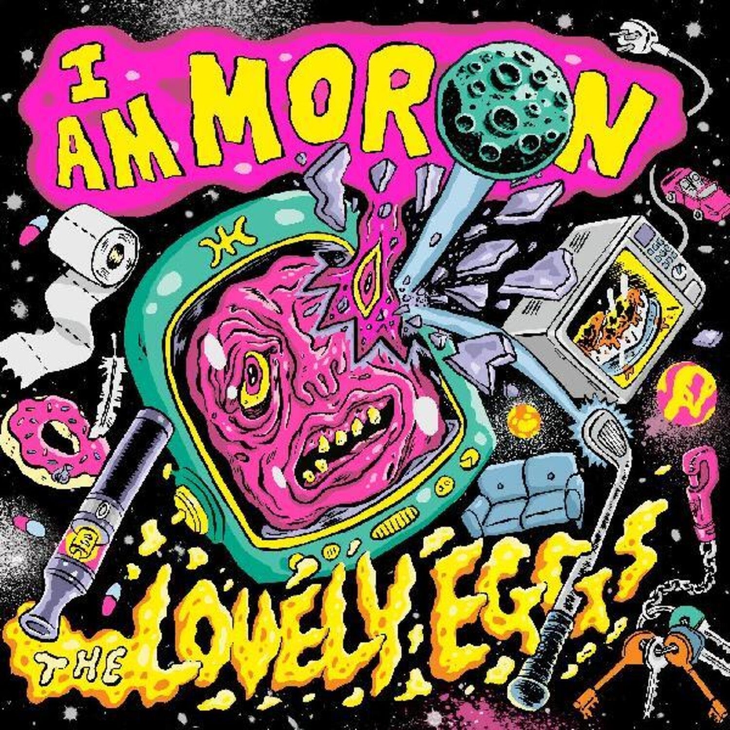 Lovely Eggs - I Am Moron (Yellow Vinyl) - LEVITATION