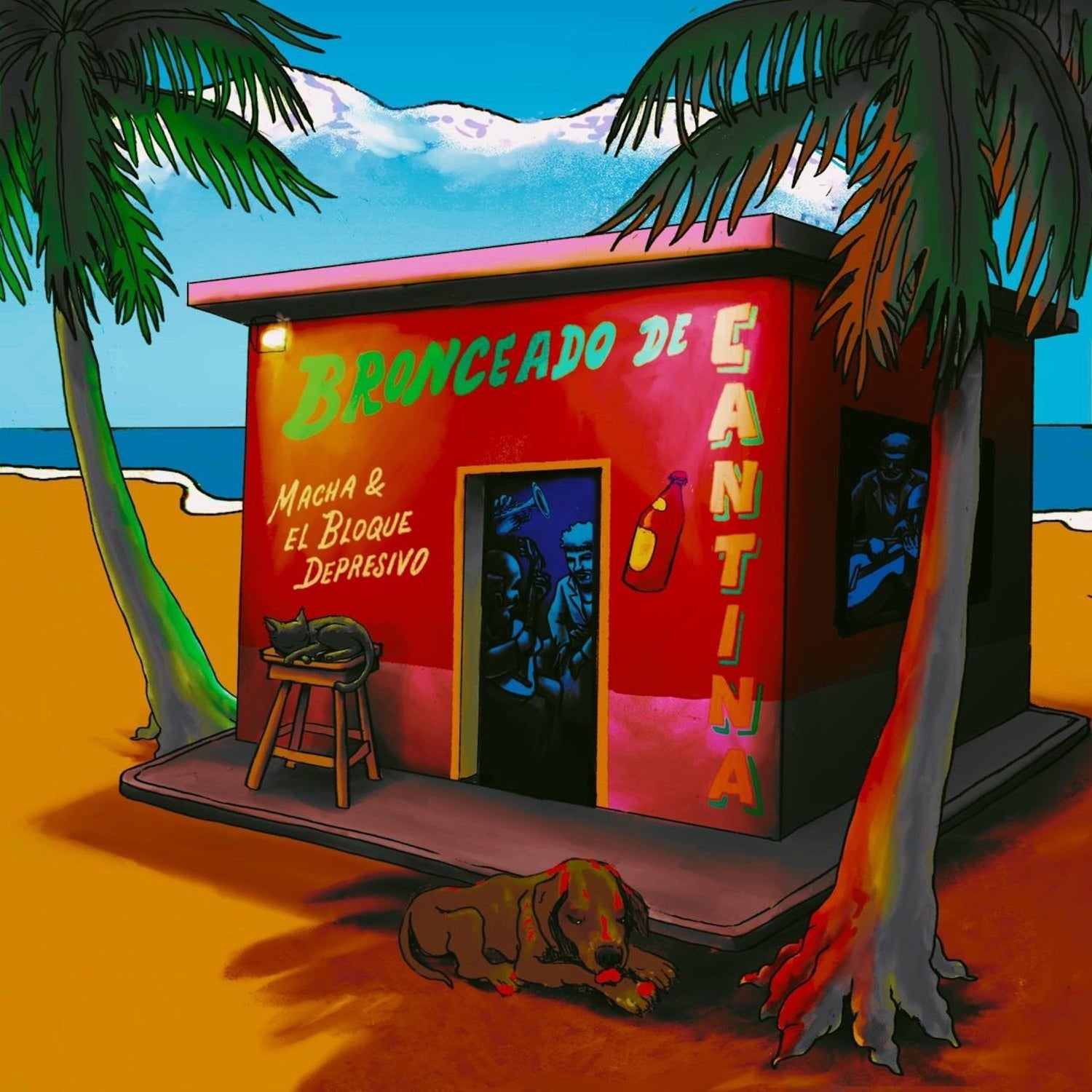 Macha Y El Bloque Depresivo - Bronceado De Cantina - LEVITATION