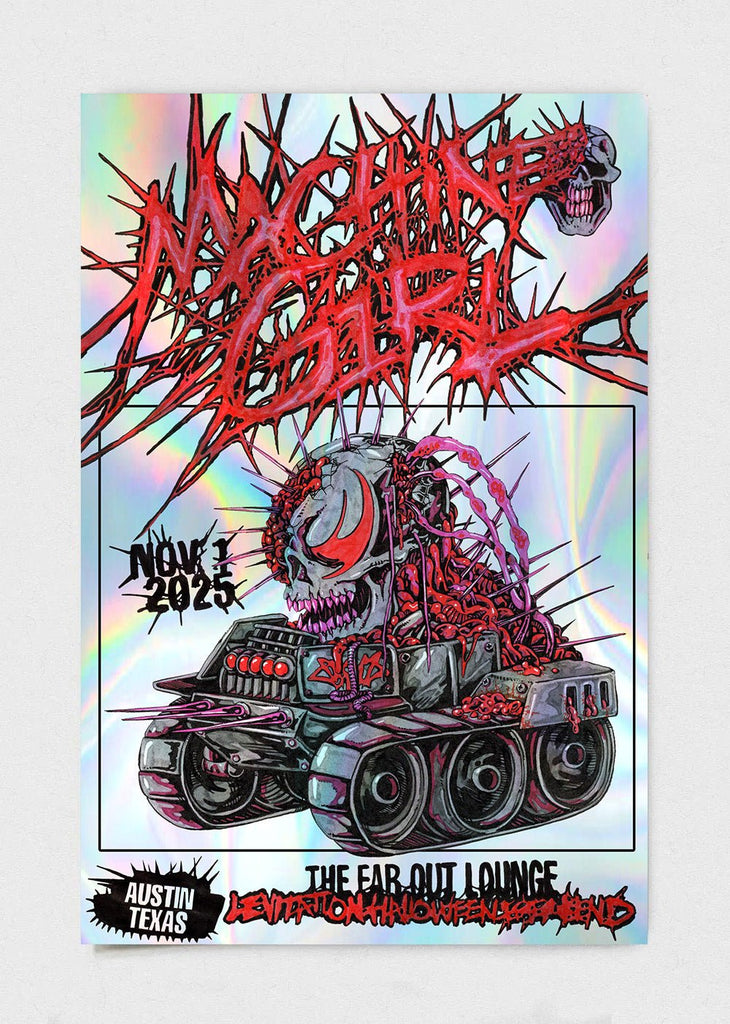 Machine Girl Game Machine Girl Poster by Quentin Gomzé – LEVITATION