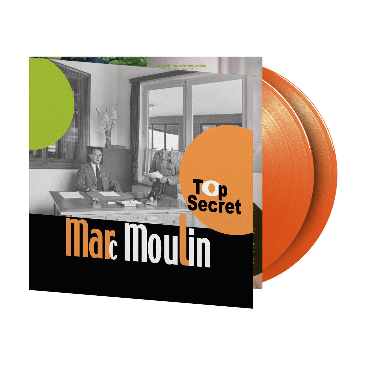 Marc Moulin - Top Secret - Limited & Expanded, Gatefold 180 2xLP (Orange Vinyl) - LEVITATION