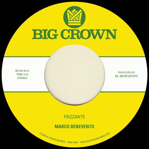 Marco Benevento - Frizzante B/w Turandot - LEVITATION