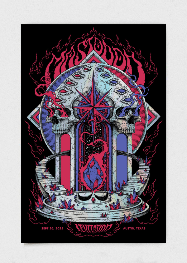 Mastodon Poster by Kuba Sokolski - LEVITATION