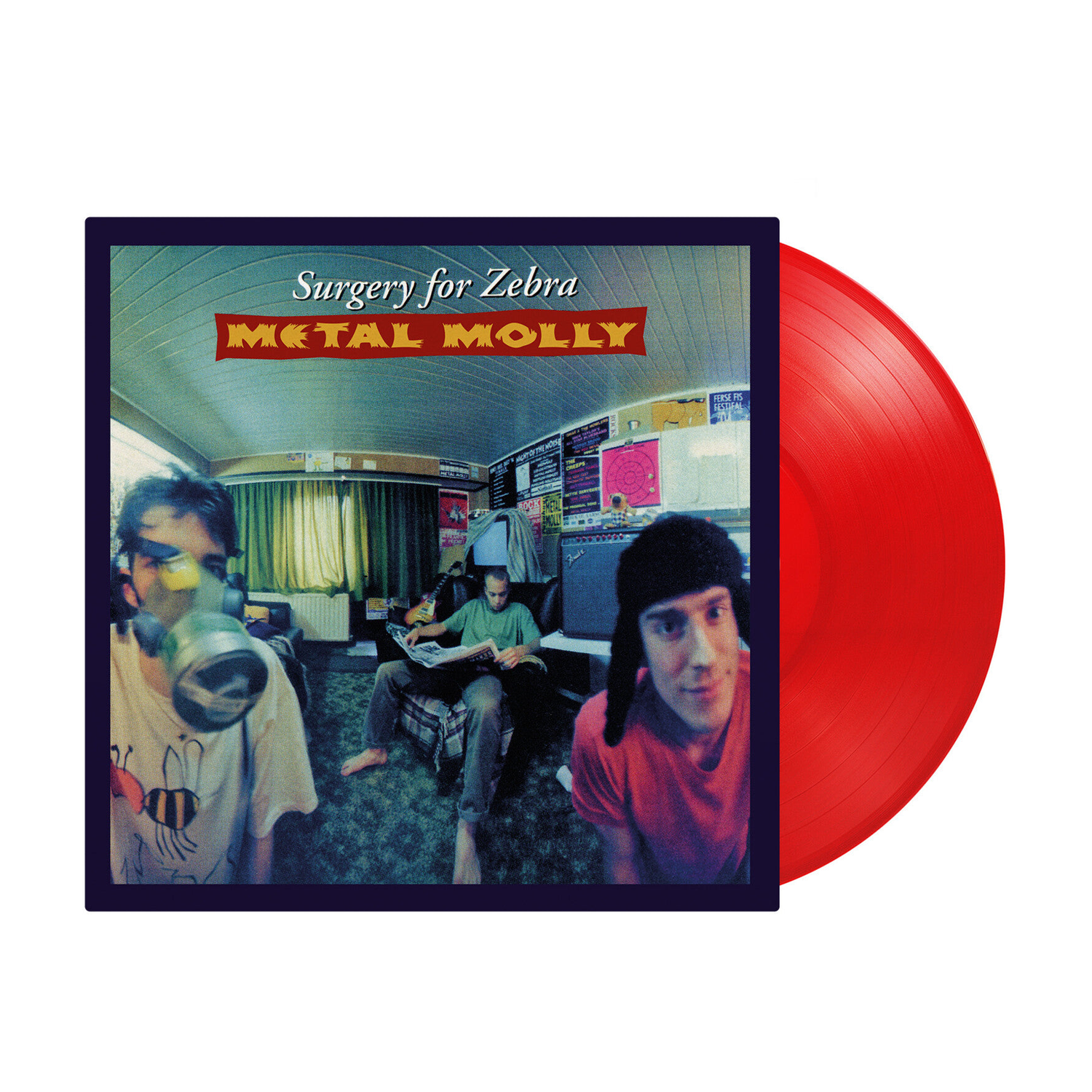 Metal Molly - Surgery for Zebra - Limited 180-Gram Translucent Red Colored Vinyl (Red Vinyl) - LEVITATION