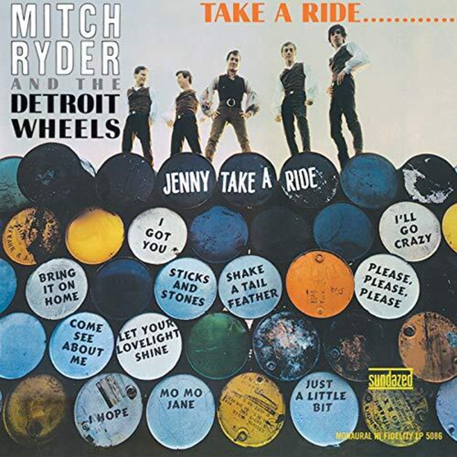 Mitch Ryder & Detroit Wheels - Take a Ride (Gold Vinyl) - LEVITATION