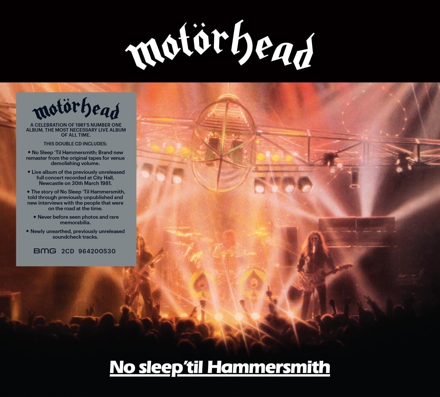 Motorhead - No Sleep Til Hammersmith 2xCD (Anniversary Edition) - LEVITATION