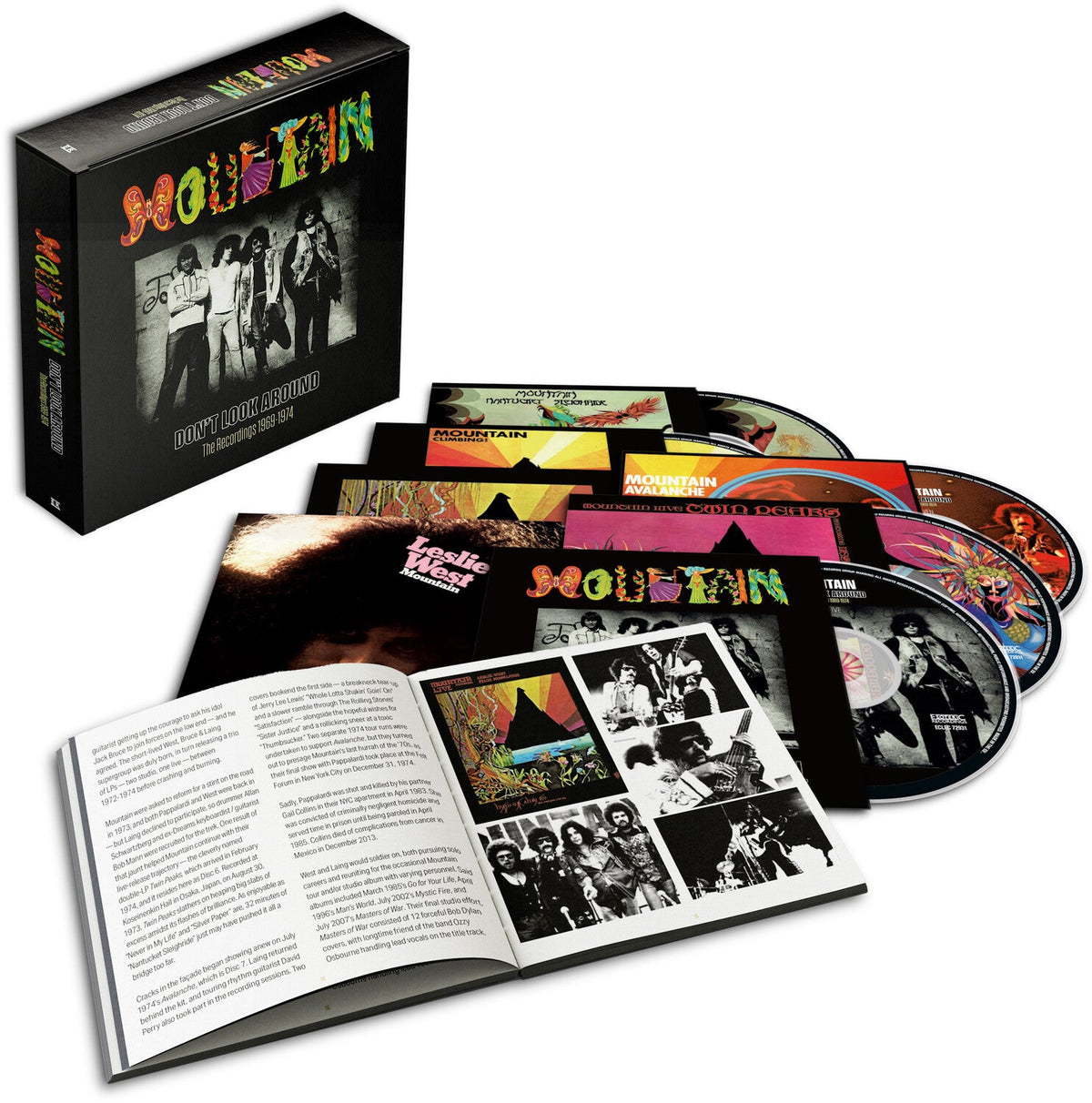 Mountain - Don't Look Around: the Recordings 1969-1974 7xCD - LEVITATION