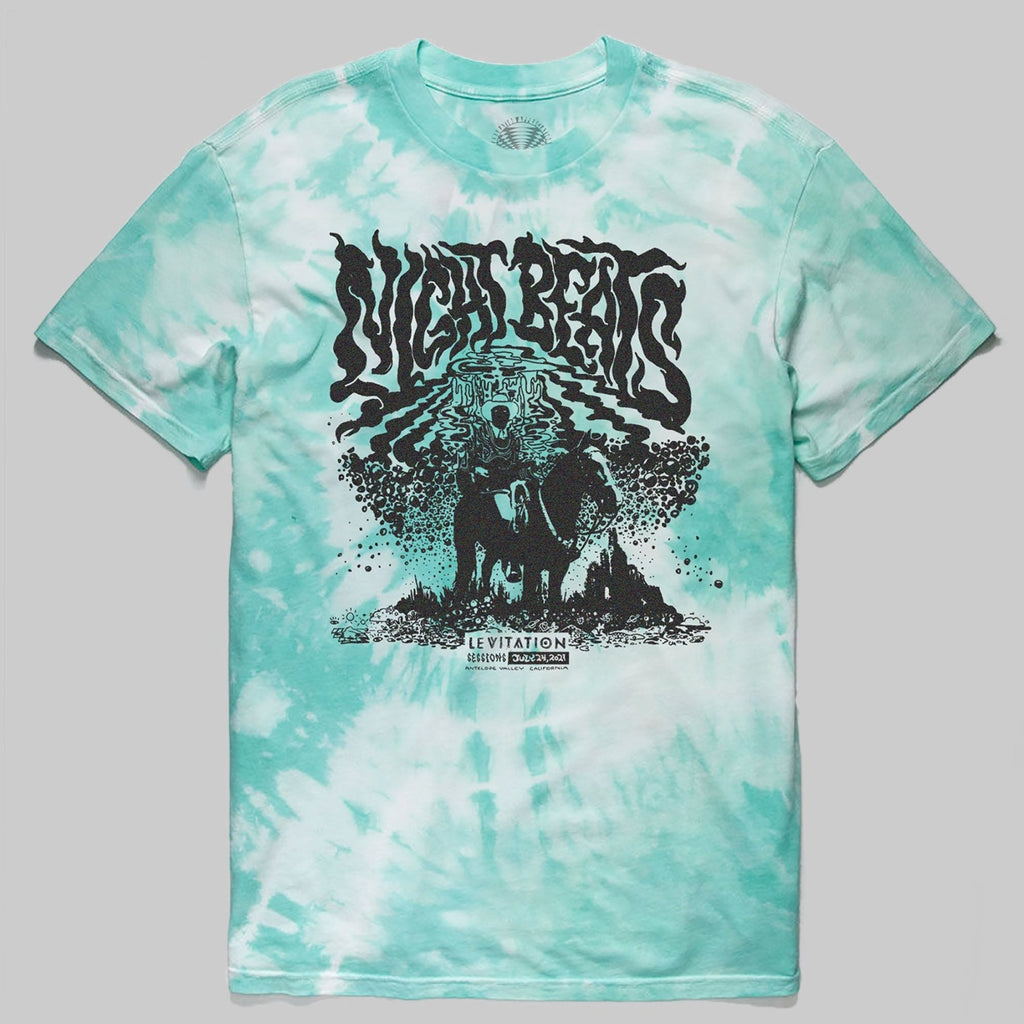 Night Beats Session Tie Dye T-Shirt - LEVITATION