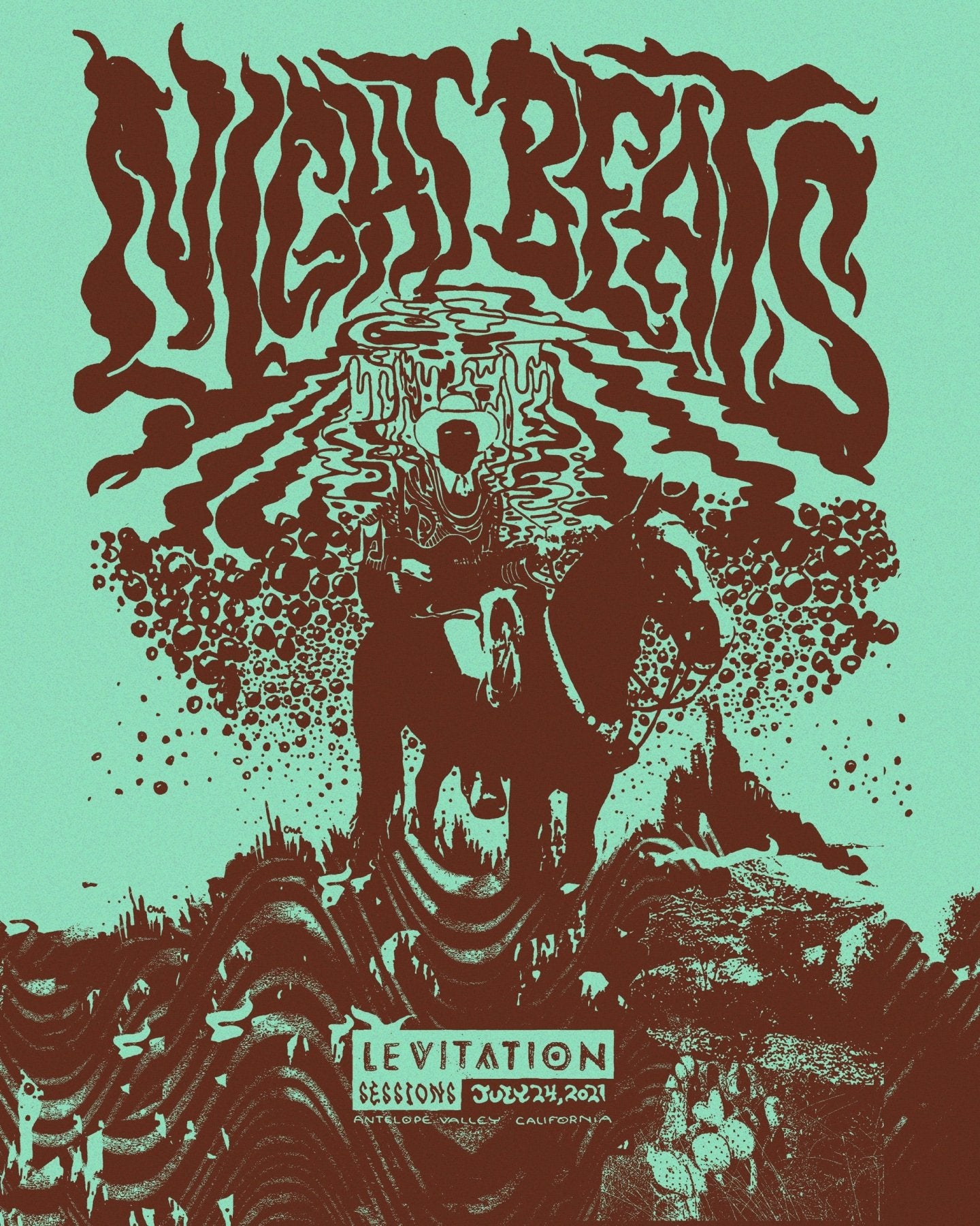 Night Beats - SIGNED POSTER | LEVITATION