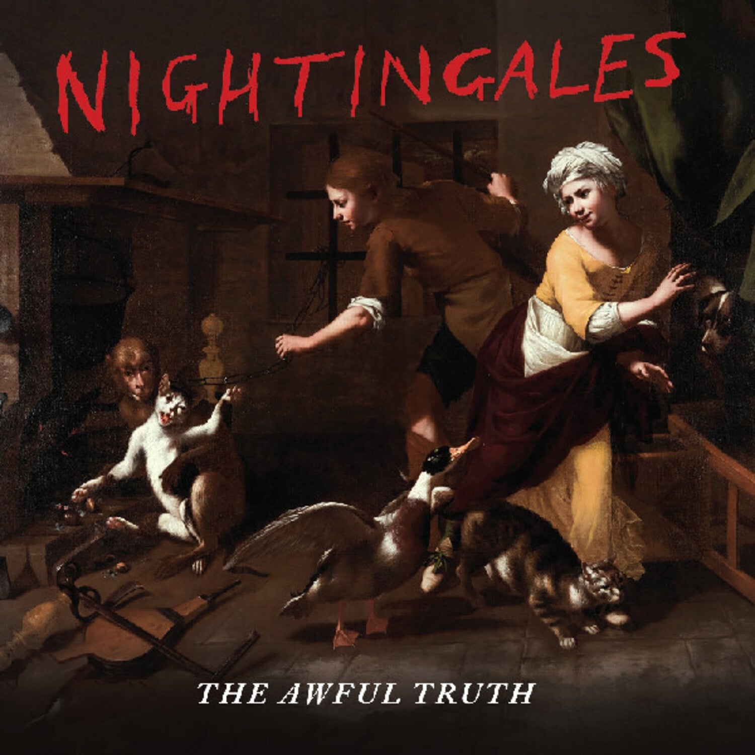 Nightingales - The Awful Truth (Red Vinyl) - LEVITATION