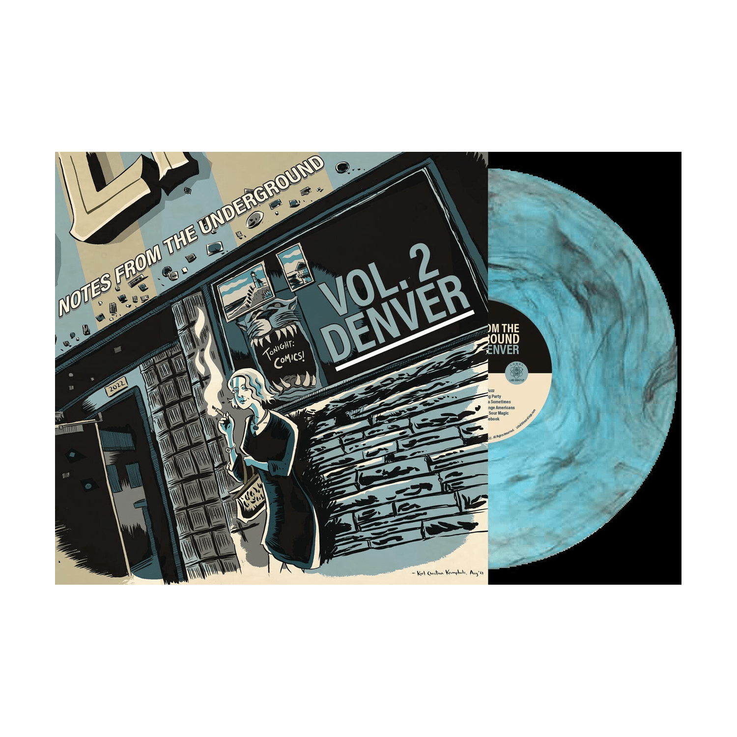 Notes From The Underground Vol.2 Denver - Notes from the Underground Vol. 2 Denver (Blue Vinyl) - LEVITATION