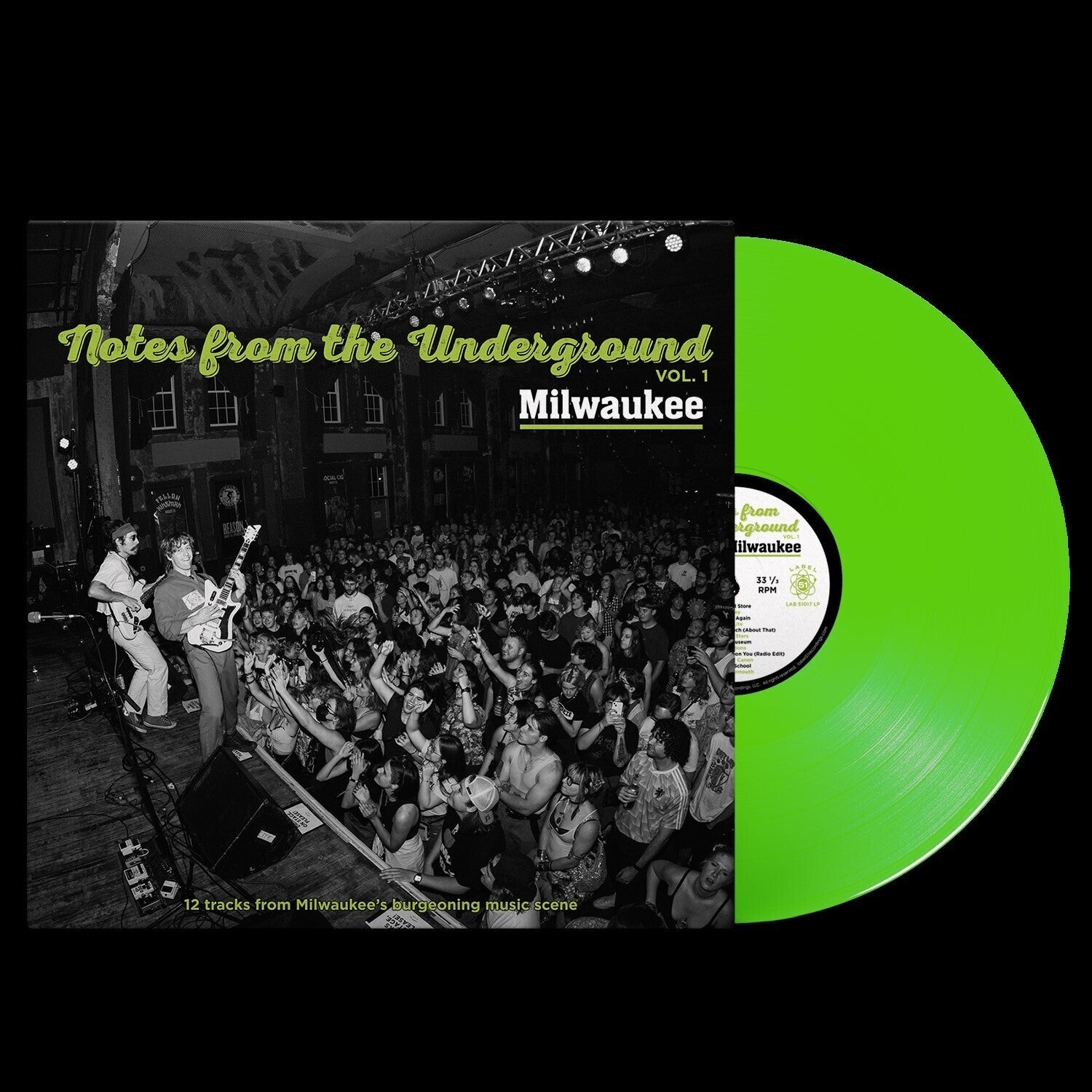 Notes From Underground Vol. 1 Milwaukee / Var - Notes from the Underground Vol. 1 - Milwaukee (Green Vinyl) - LEVITATION