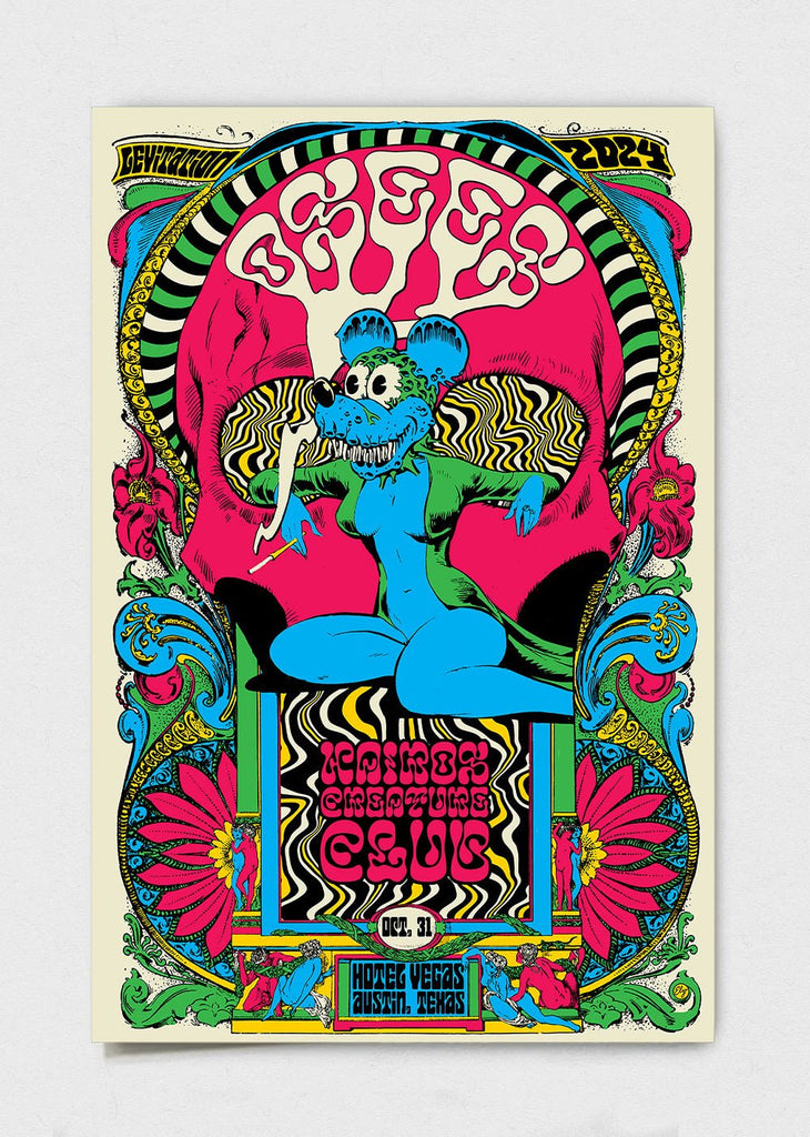 OSEES Night 1 Poster by Elzo Durt - LEVITATION