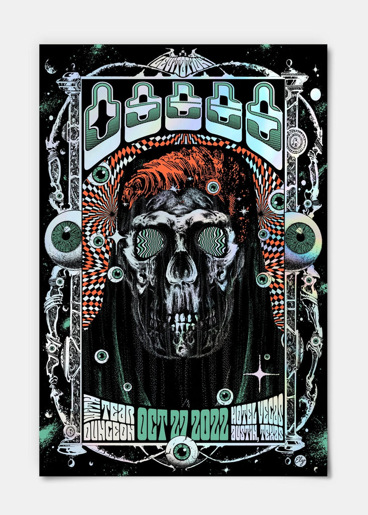 OSEES - NIGHT 1 Poster by Elzo Durt – LEVITATION