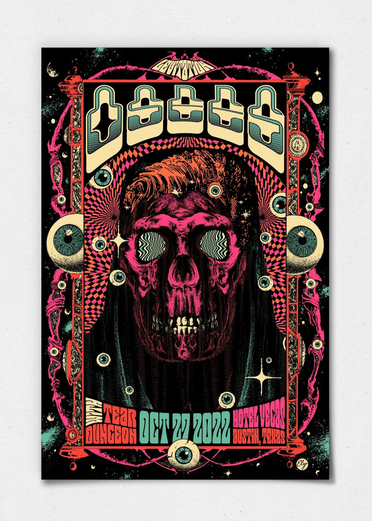 OSEES - NIGHT 1 Poster by Elzo Durt - LEVITATION