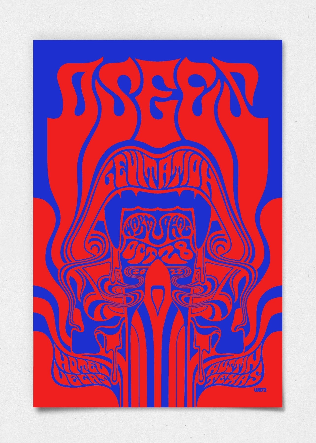 OSEES - NIGHT 2 Poster by WB72 - LEVITATION