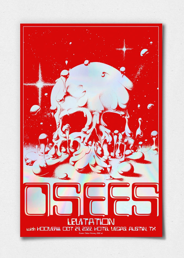 OSEES - NIGHT 3 Poster by Callum Rooney - LEVITATION