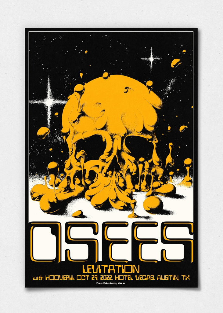 OSEES - NIGHT 3 Poster by Callum Rooney - LEVITATION