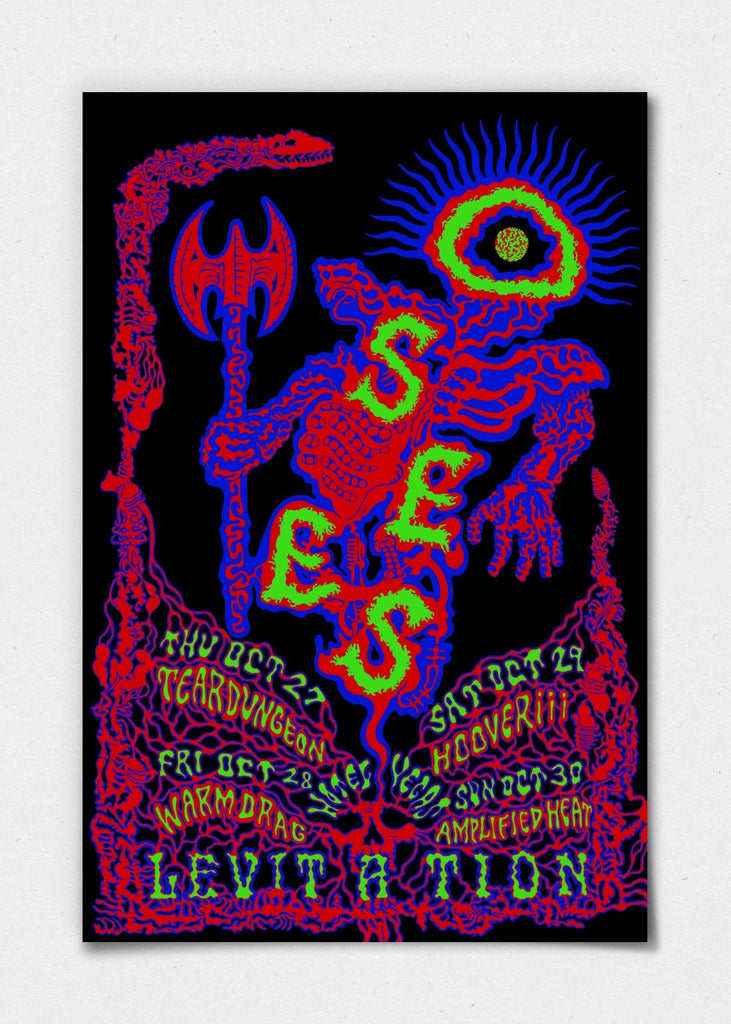 OSEES - Weekend Poster by Dylan Sizemore - LEVITATION