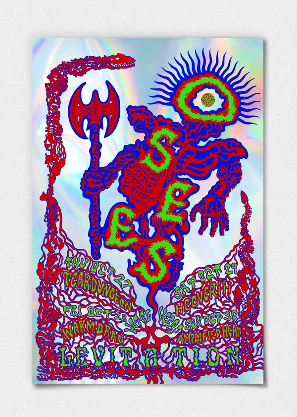 OSEES - Weekend Poster by Dylan Sizemore - LEVITATION