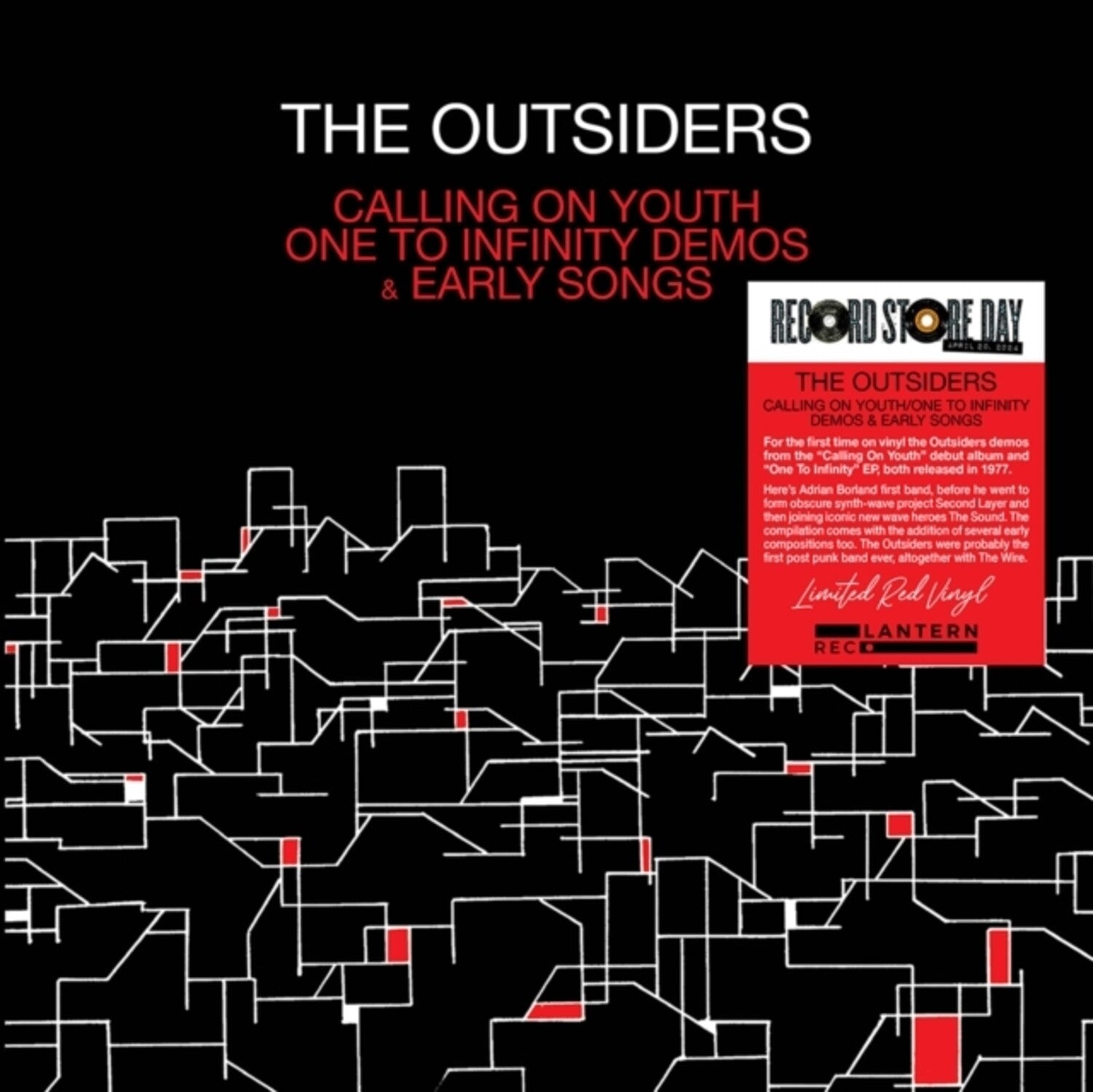 Outsiders - Calling on Youth Demos & Early Songs (Red Vinyl) - LEVITATION