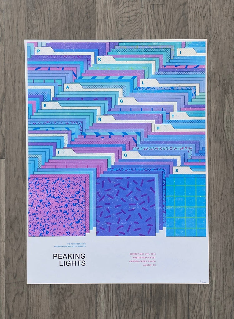 Peaking Lights Poster by Scott Campbell - LEVITATION