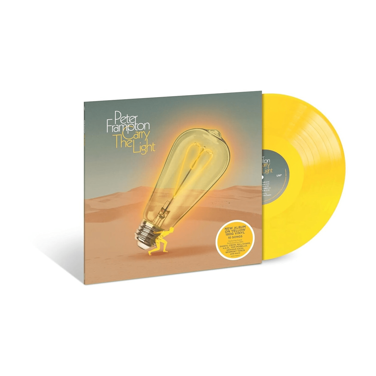 Peter Frampton - Carry the Light (Yellow Vinyl) - LEVITATION
