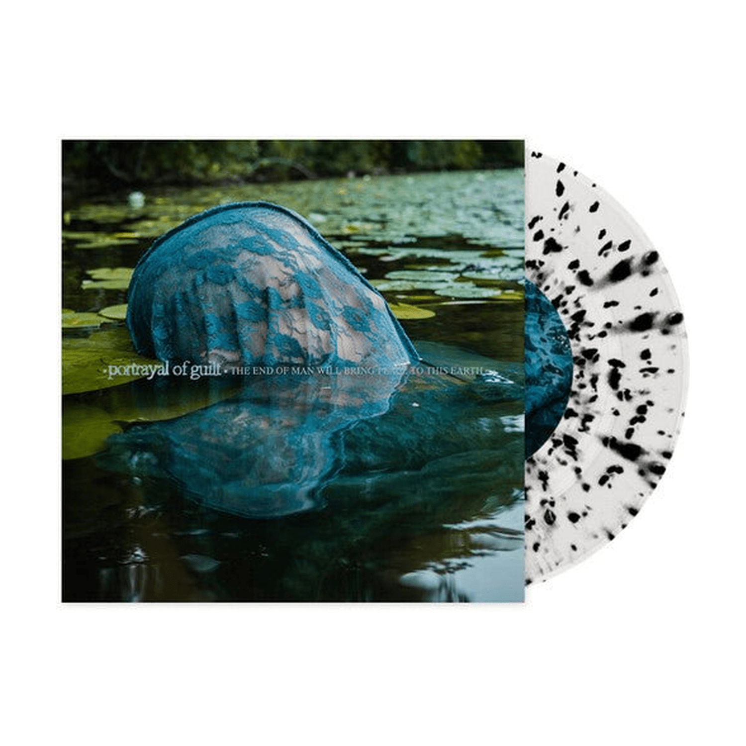 Portrayal of Guilt - Split - Black & White Splatter - LEVITATION