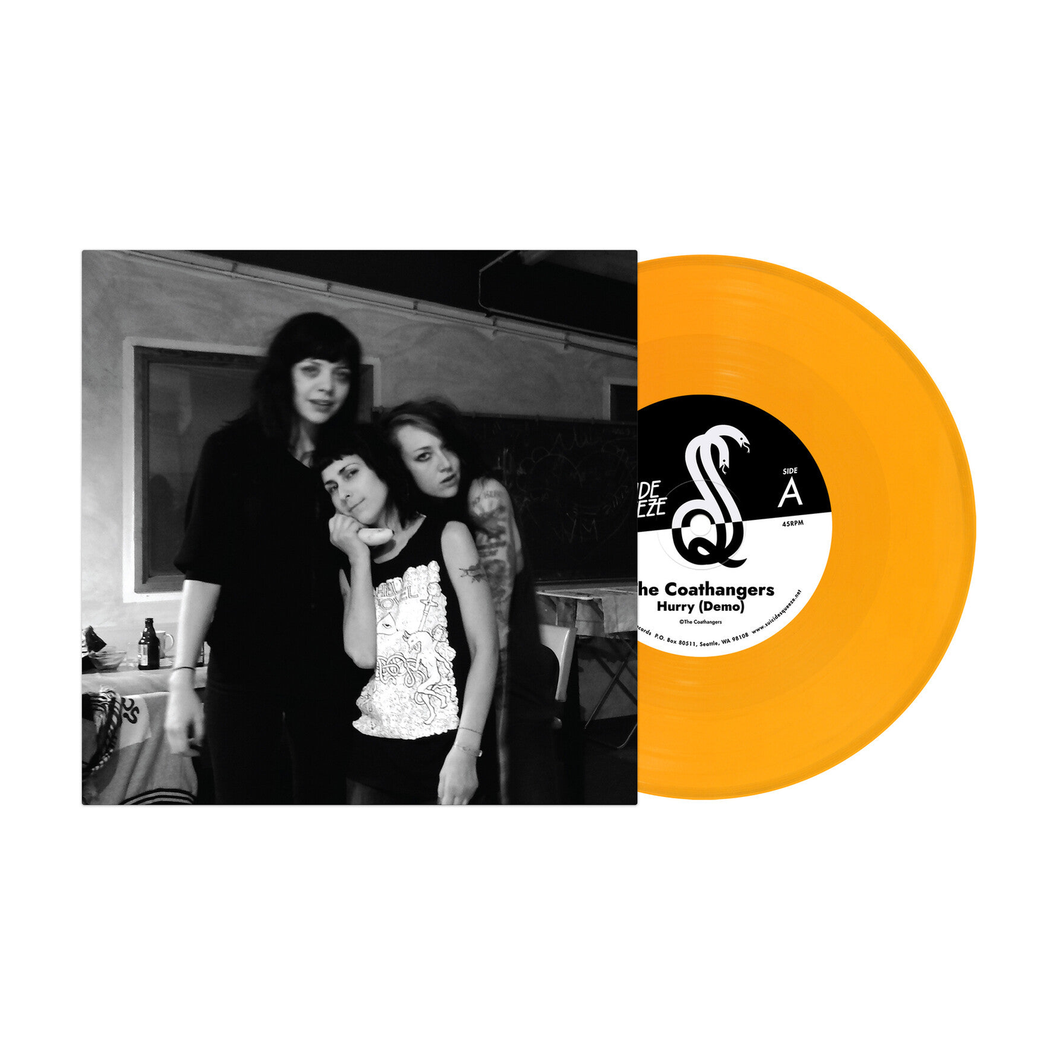 Coathangers - Hurry (Demo) B/W Drifter (Demo) (Orange Vinyl)